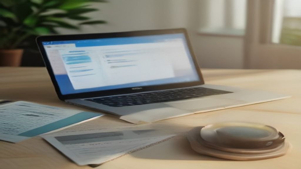 A laptop screen shows user‑friendly accounting programs tailored for small‑business financial management.